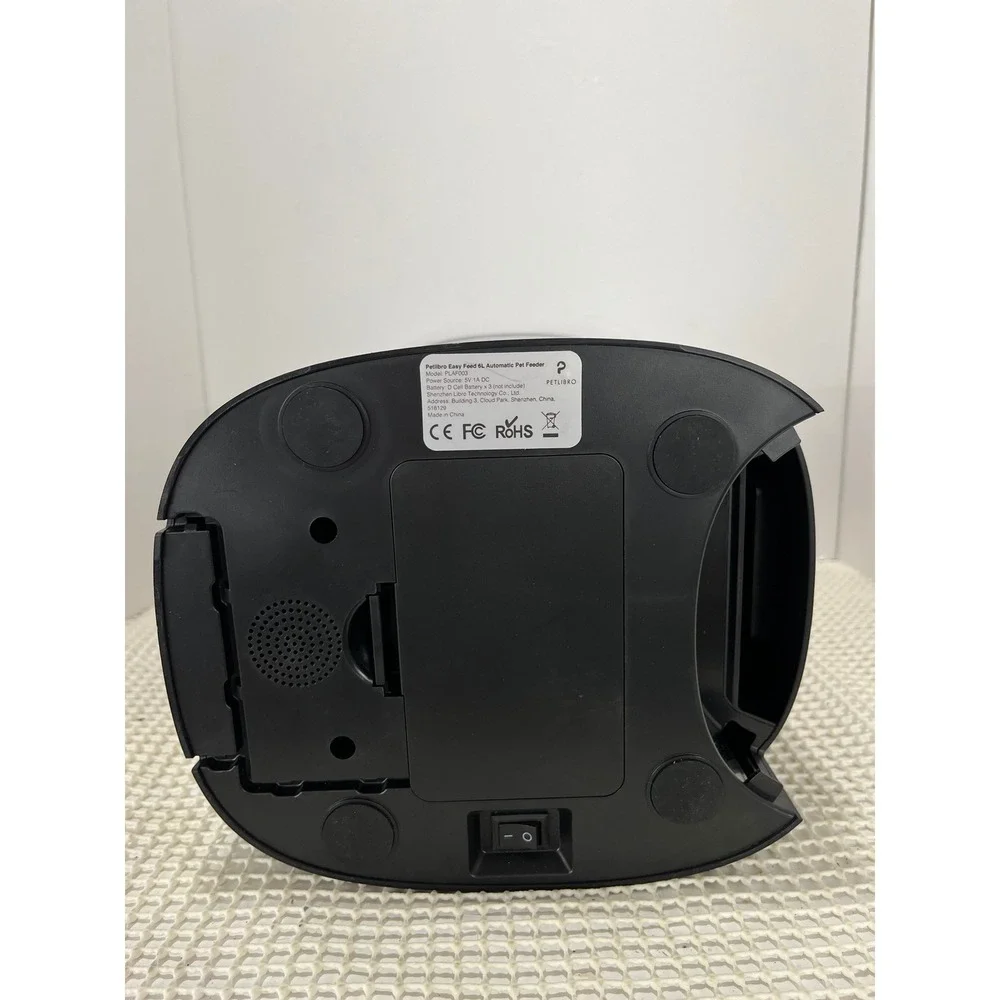 Petlibro Easy Feed 6L Automatic Pet Feeder Black LCDWiFi‎ Programmable